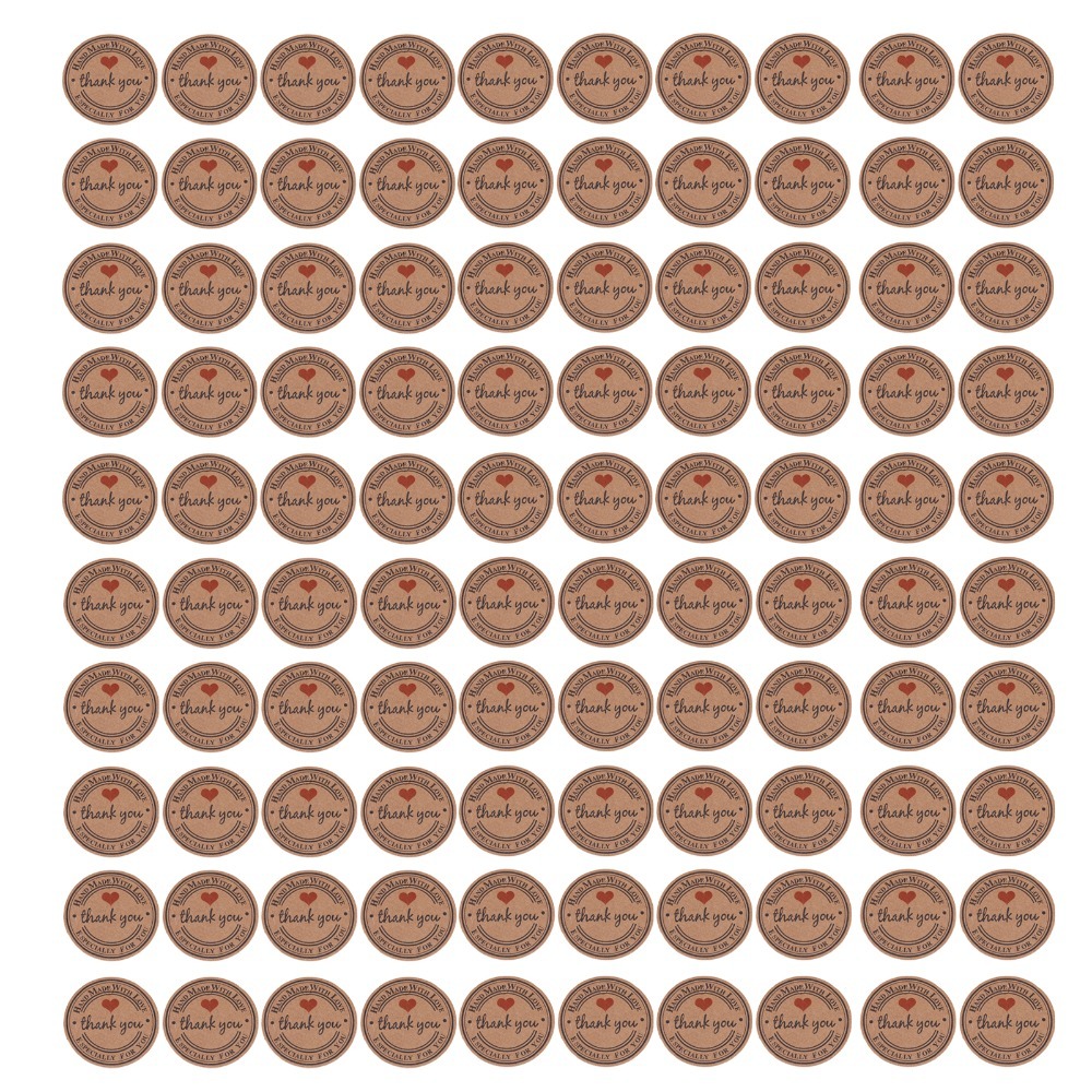 Kraft Hang Tag - 100pcs Price Tag Brown Handmade Hang