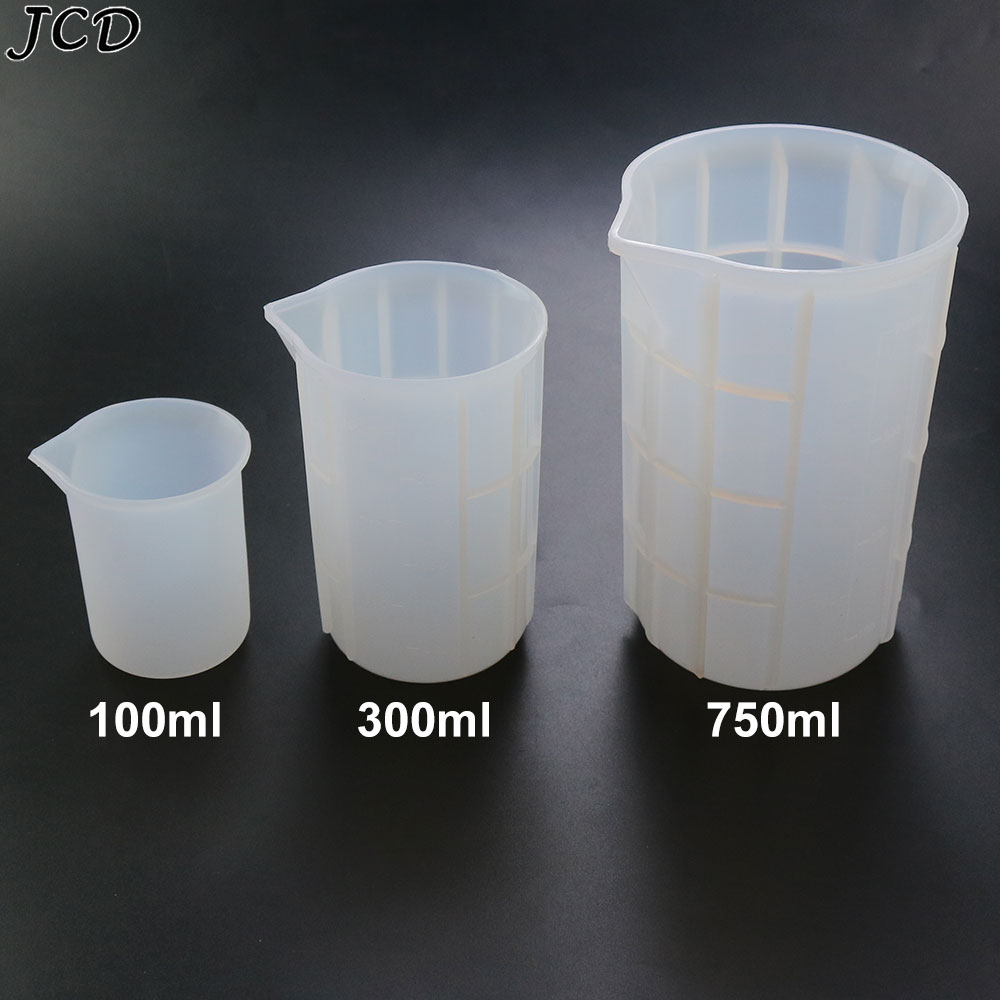 Candle Making Supplies For Beginners - JCD 100ML/300ML/750ML Silicone Measuring Cup With