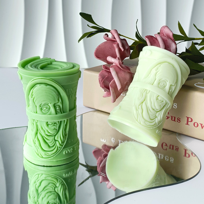 Candle Making Supplies For Beginners - 3D Money Dollar Silicone Mold DIY