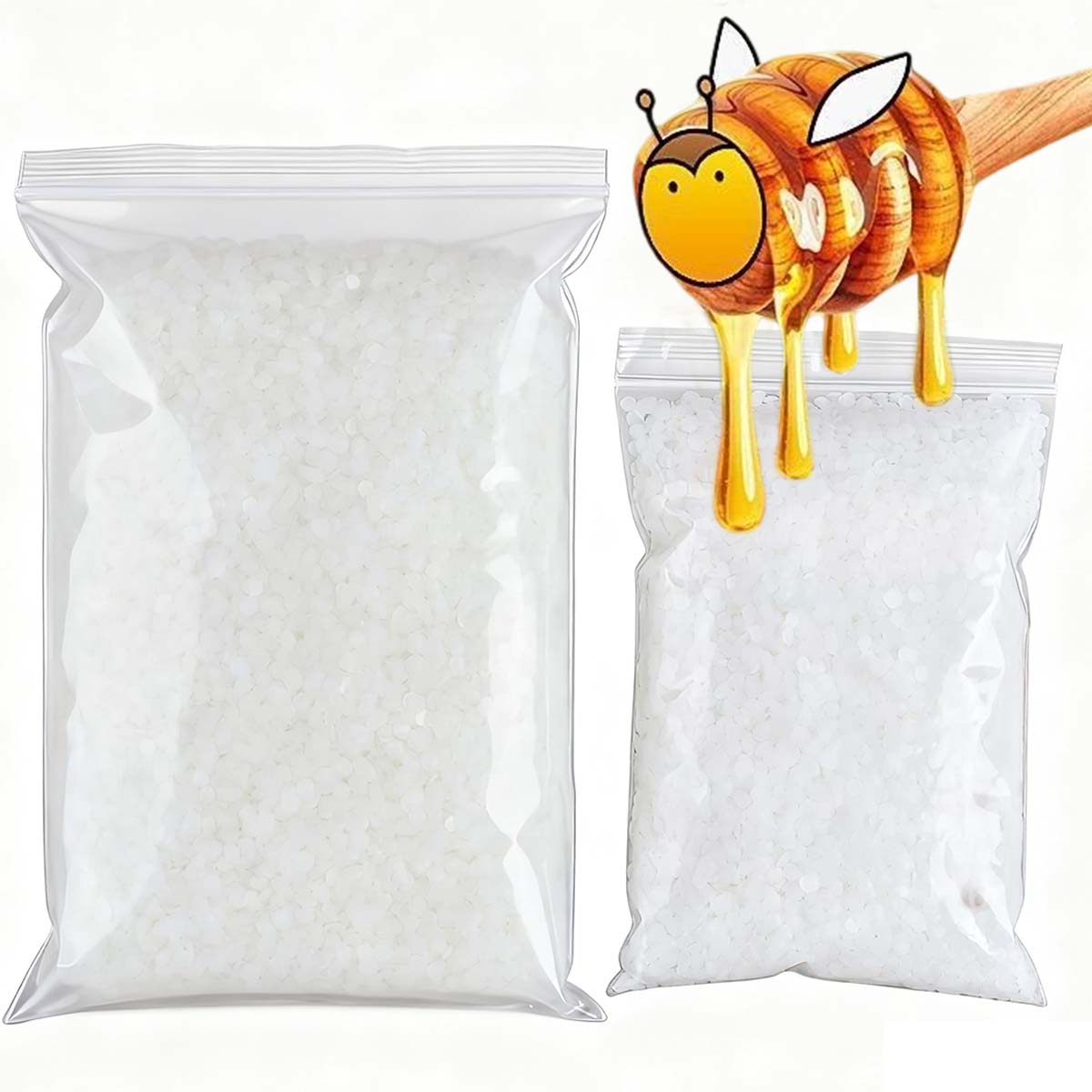 Candle Making Supplies For Beginners - 200g-1000g White Beeswax Pure Natural Granular