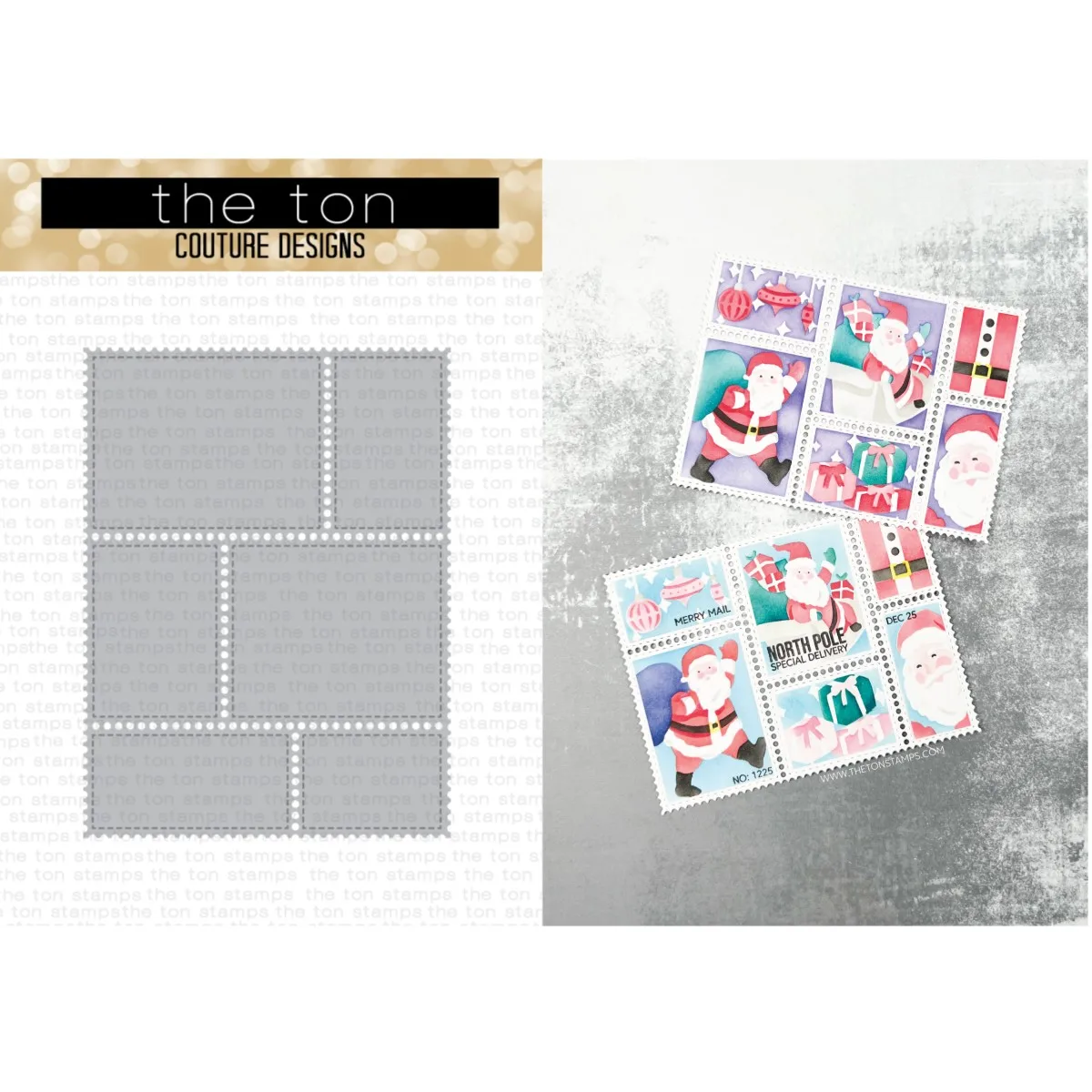 Candle Sachet - 2025 New Layering Postage Stencils Metal