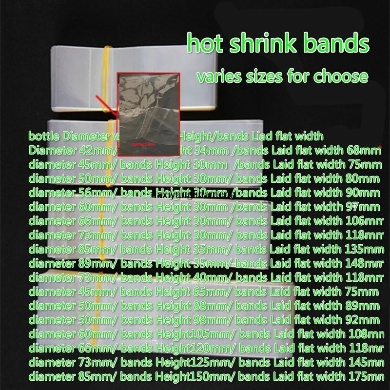 Shrink Sleeve Pvc - 400pcs/lot PVC Hot Heat Shrink Sleeve