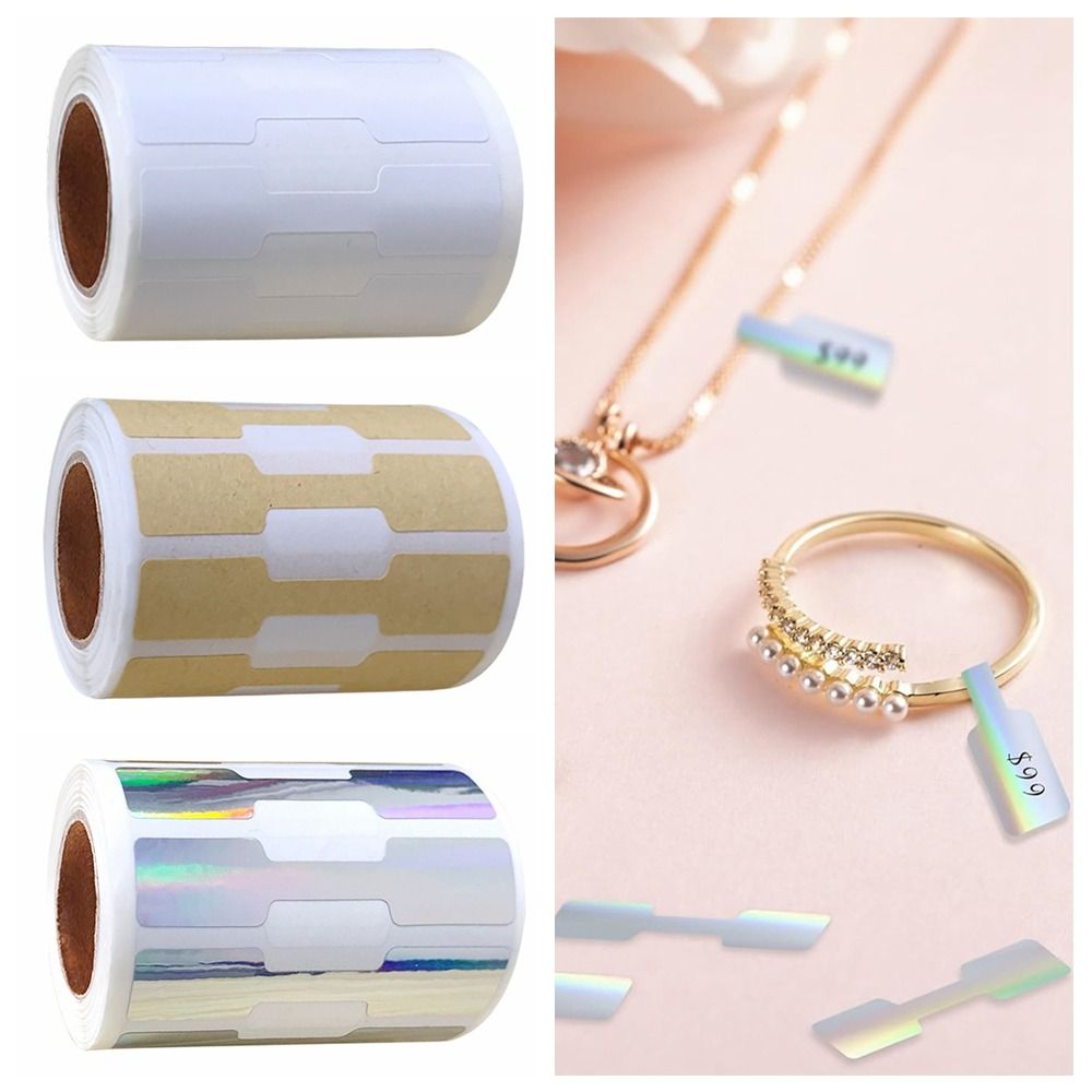 Kraft Hang Tag - 500PCS Multicolor Jewelry Price Labels Kraft