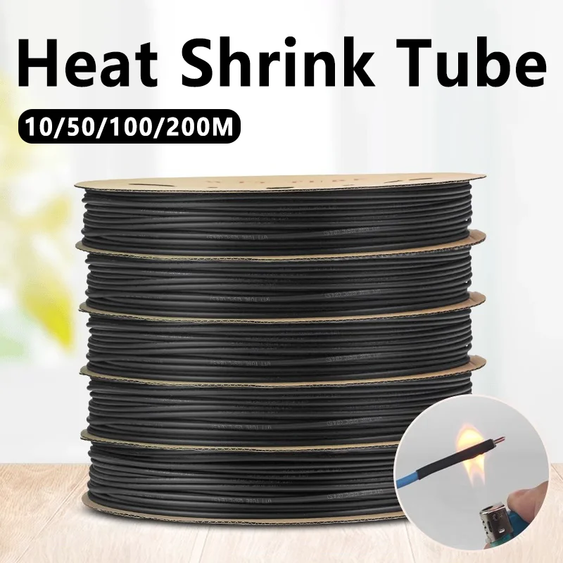Shrink Sleeve Pvc - 100 Meters/10M 3:1 Heat Shrink Tube