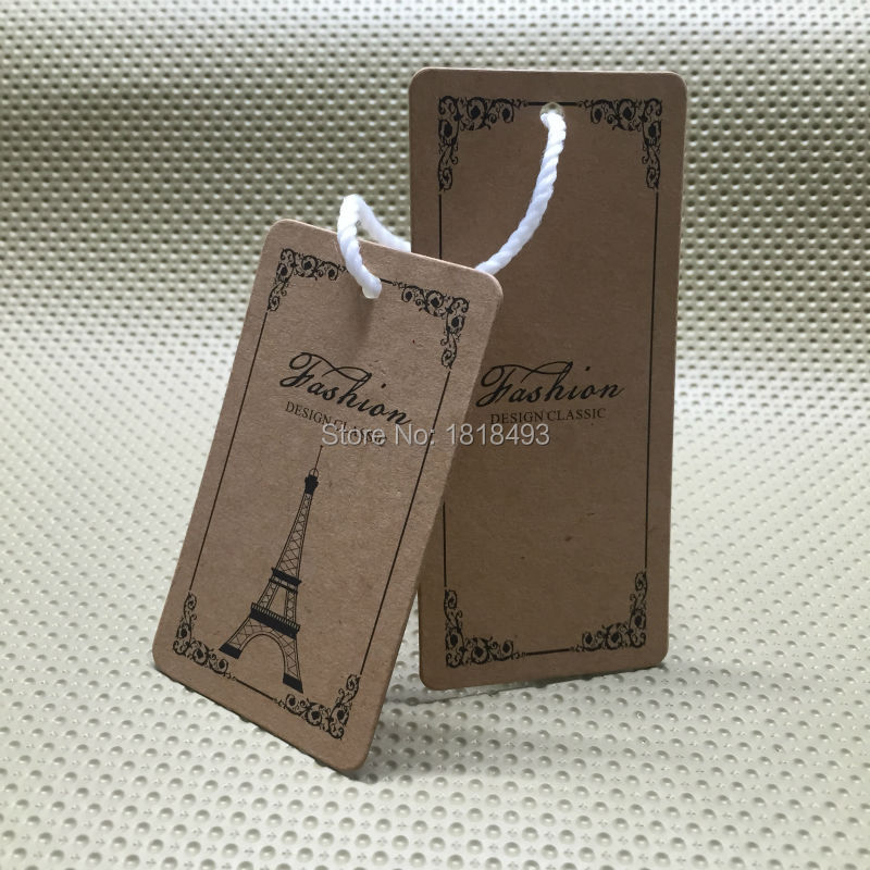 customize clothing kraft paper - Kraft Hang Tag ulasan dan harga