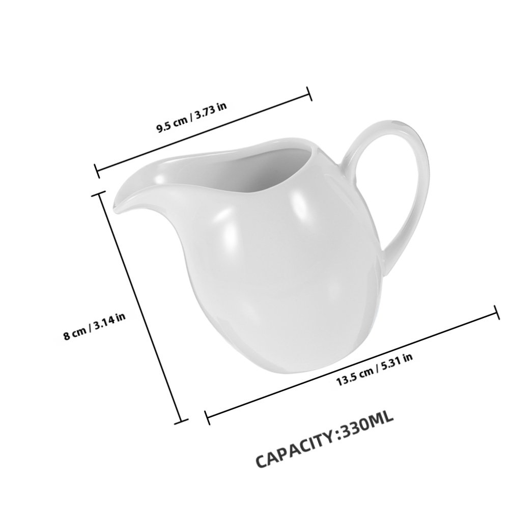 2Pcs Ceramic Milk Jug Creamer  - Pour Spout Pitcher ulasan dan harga