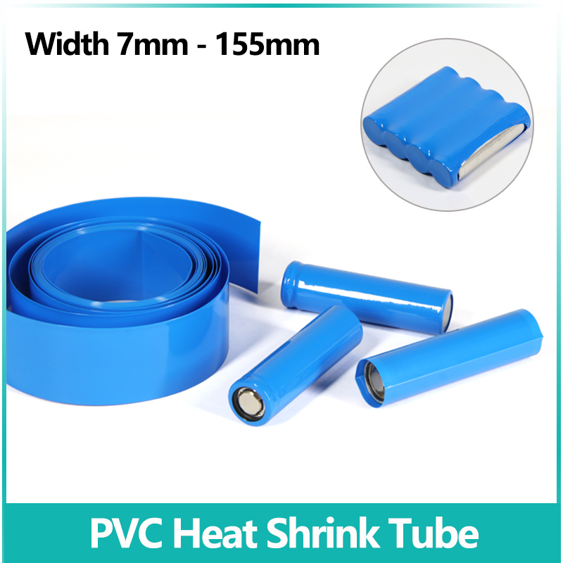 1/3/5/20M Blue PVC Heat Shrink - Shrink Sleeve Pvc ulasan dan harga