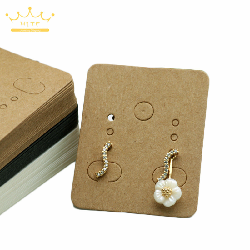 Kraft Paper Ear Stud Hang Tag  - Kraft Hang Tag ulasan dan harga