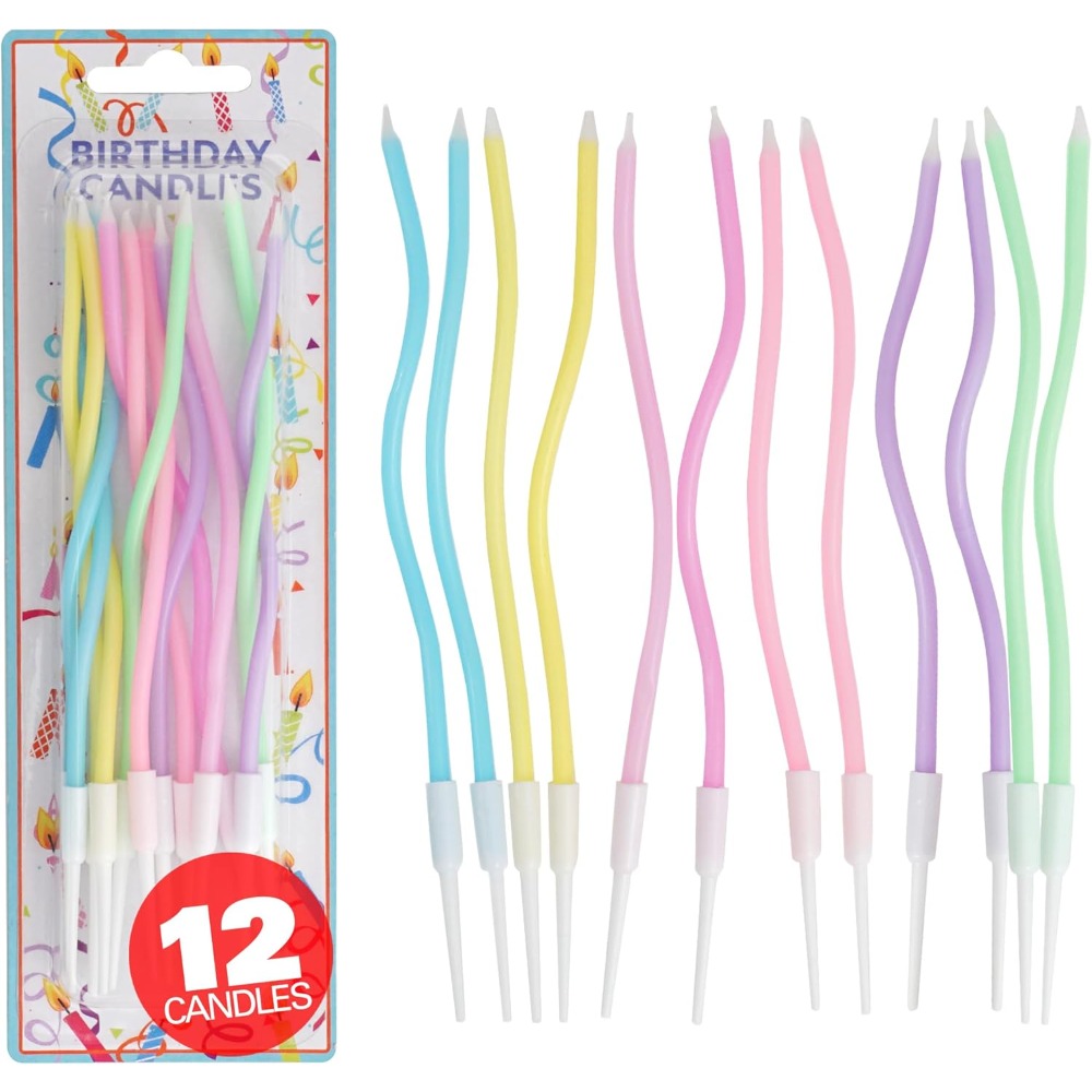 Rainbow Spiral Birthday Cake C - Supplies Of Candle ulasan dan harga