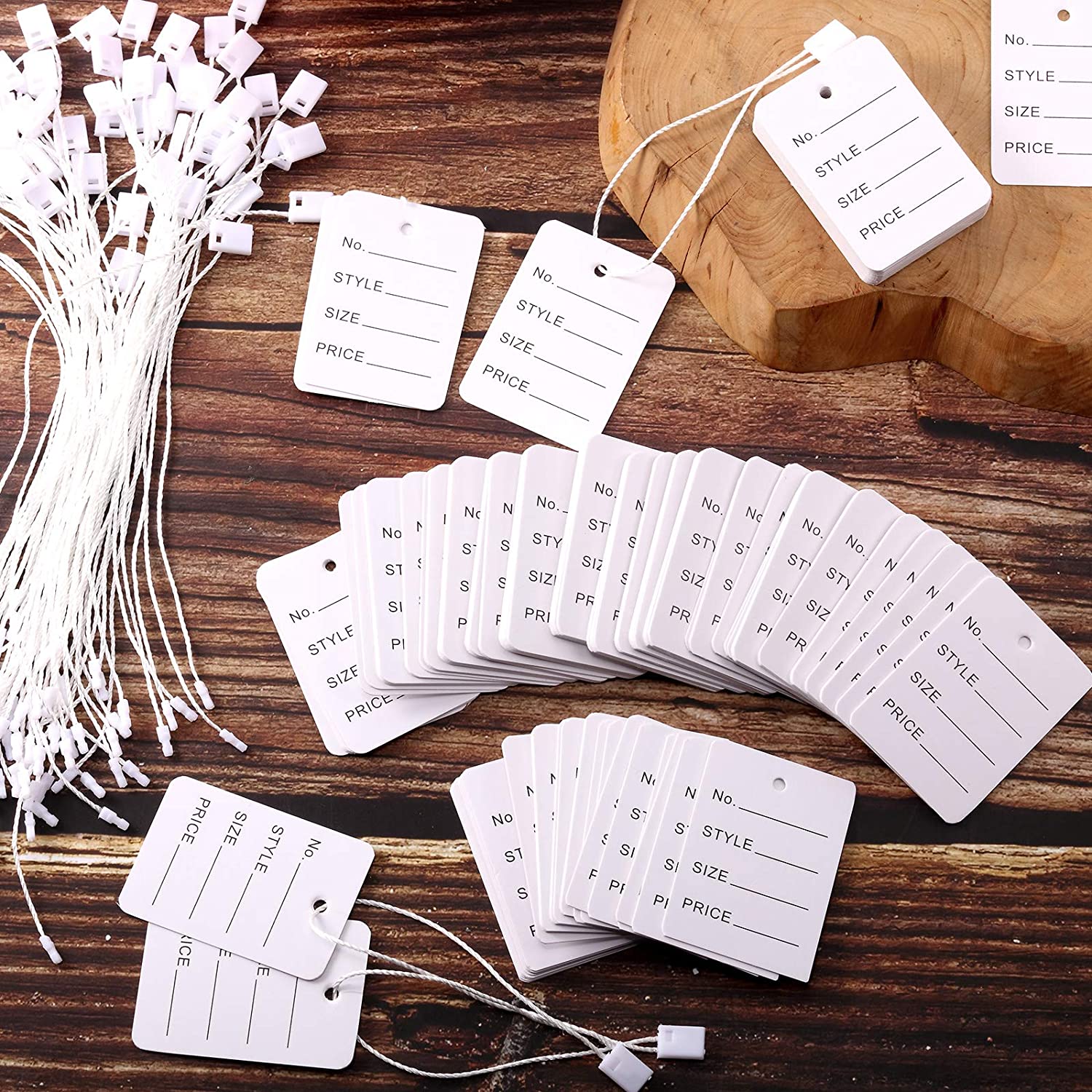 100pcs/lot 3.5x5cm Price Tags  - Kraft Hang Tag ulasan dan harga