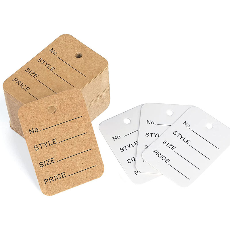 100pcs/lot 3.5x5cm Price Tags  - Kraft Hang Tag ulasan dan harga