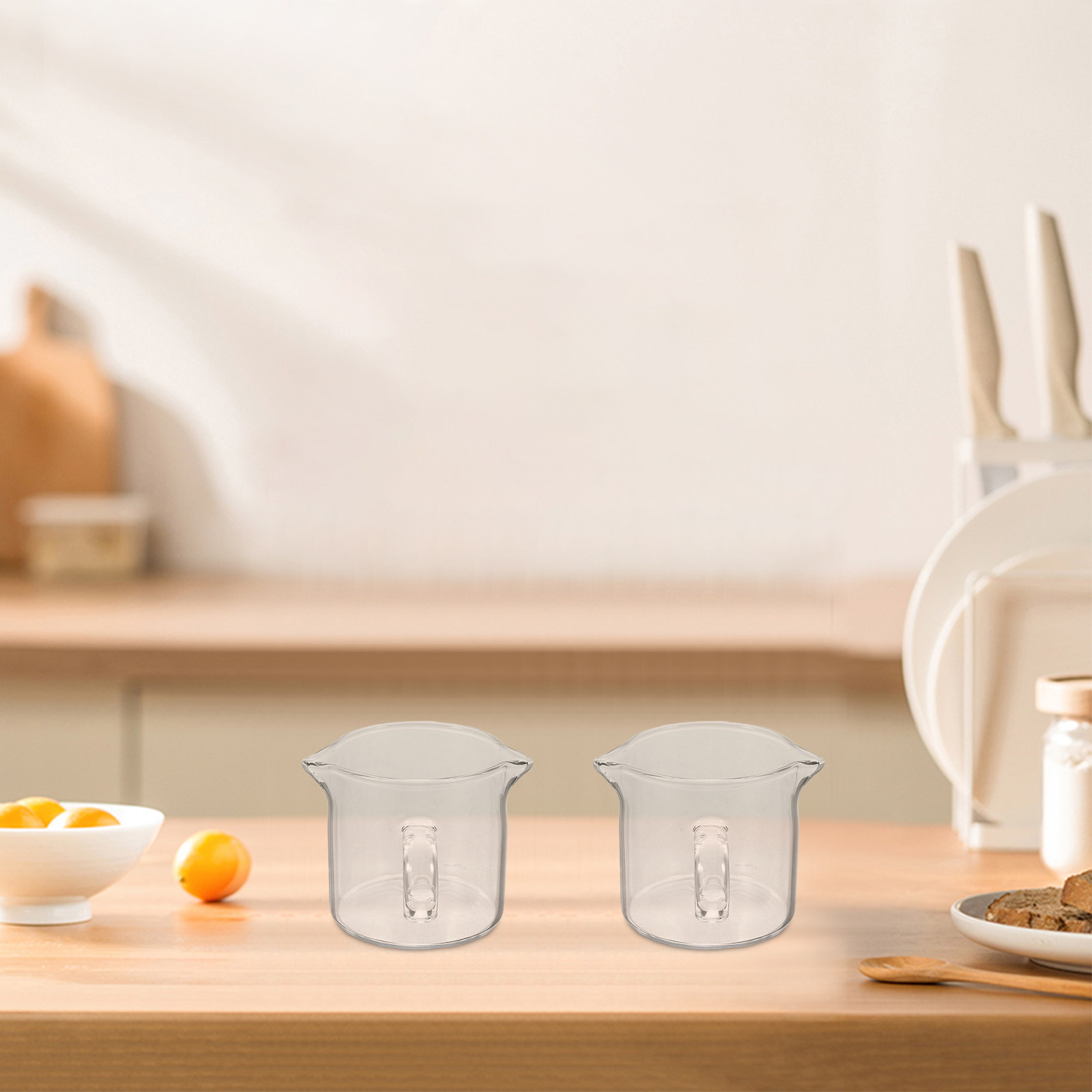 Transparent Small Glass Coffee - Pour Spout Pitcher ulasan dan harga