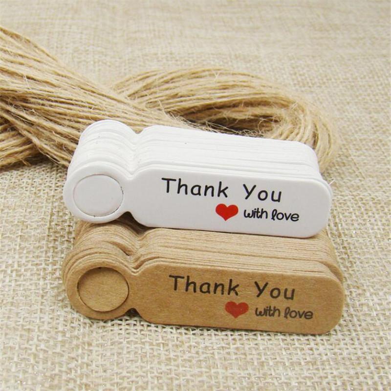 100pcs/lot Price Tags Kraft Pa - Kraft Hang Tag ulasan dan harga