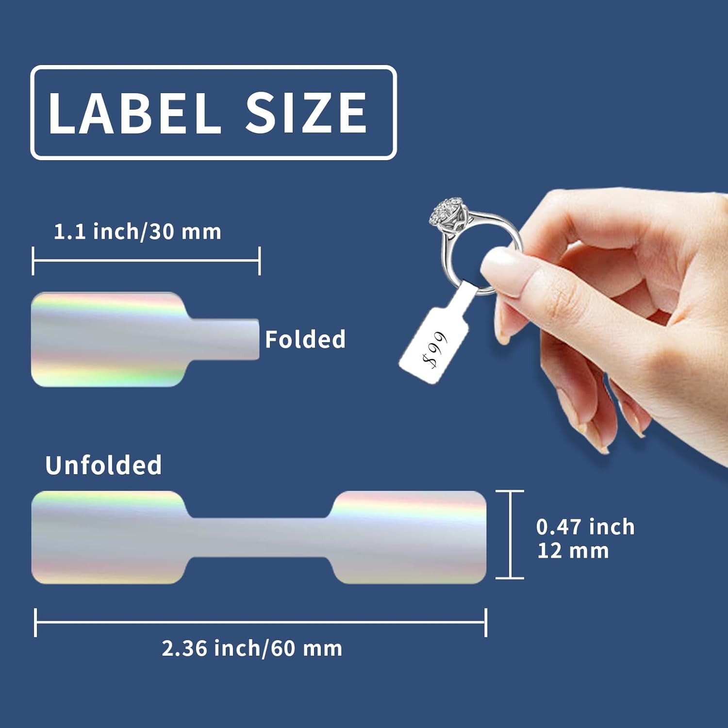 500pcs/roll Blank Paper Price  - Kraft Hang Tag ulasan dan harga