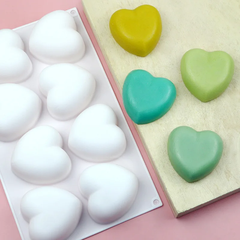 Love Heart Silicone Soap Mold  - Candle Making Supplies For Beginners ulasan dan harga