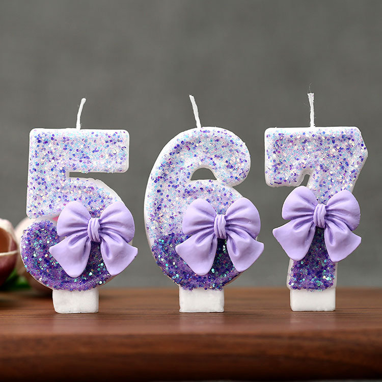 Creative Glitter Gradual Purpl - Supplies Of Candle ulasan dan harga