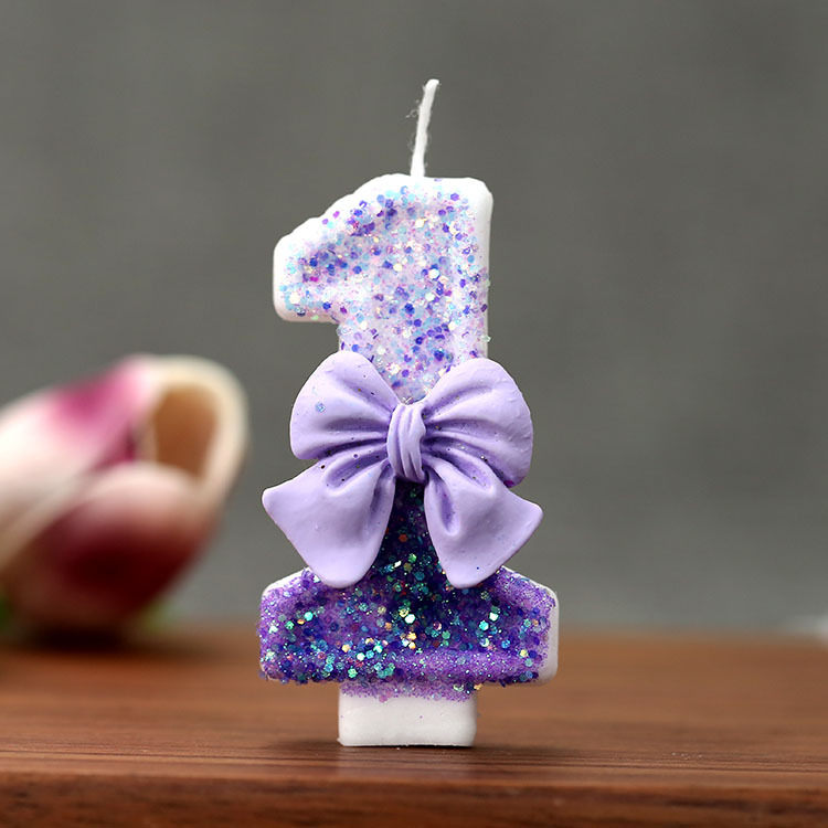 Creative Glitter Gradual Purpl - Supplies Of Candle ulasan dan harga