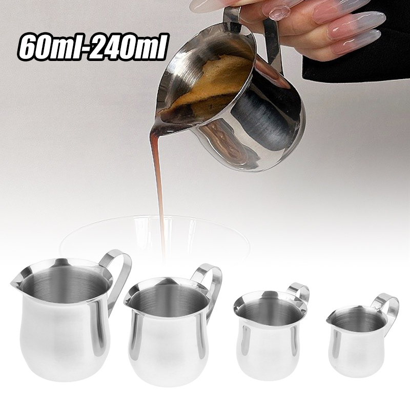 New！Coffee Milk Frothing Pitch - Pour Spout Pitcher ulasan dan harga