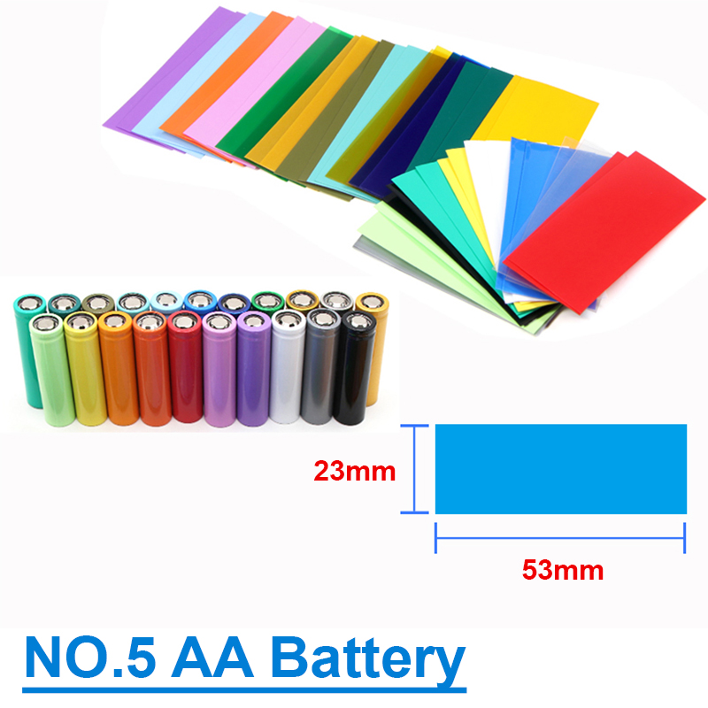 25~500pcs AA / AAA/18650/21700 - Shrink Sleeve Pvc ulasan dan harga