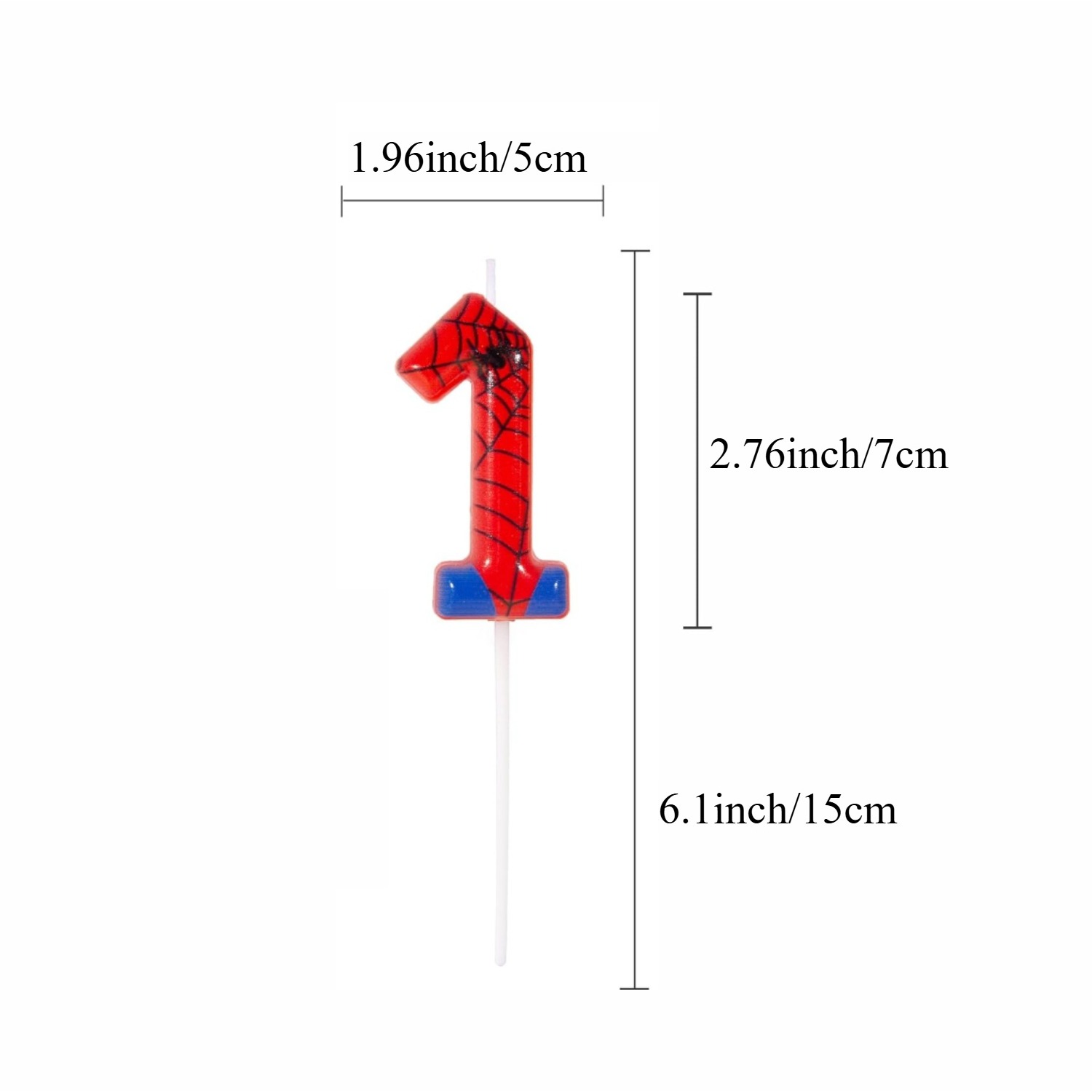 Spider Party 0-9 Birthday Cand - Supplies Of Candle ulasan dan harga