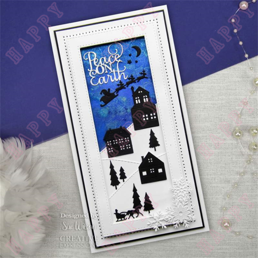 Metal Cutting Dies Christmas E - Candle Sachet ulasan dan harga