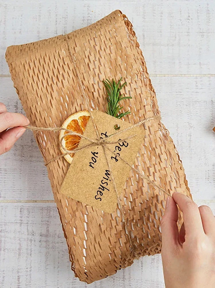 Kraft Paper Tags 100 PCS Kraft - Kraft Hang Tag ulasan dan harga