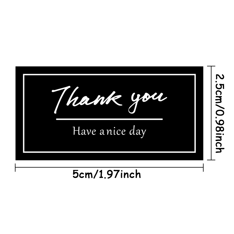 150pcs Thank You Label Sticker - Kraft Hang Tag ulasan dan harga