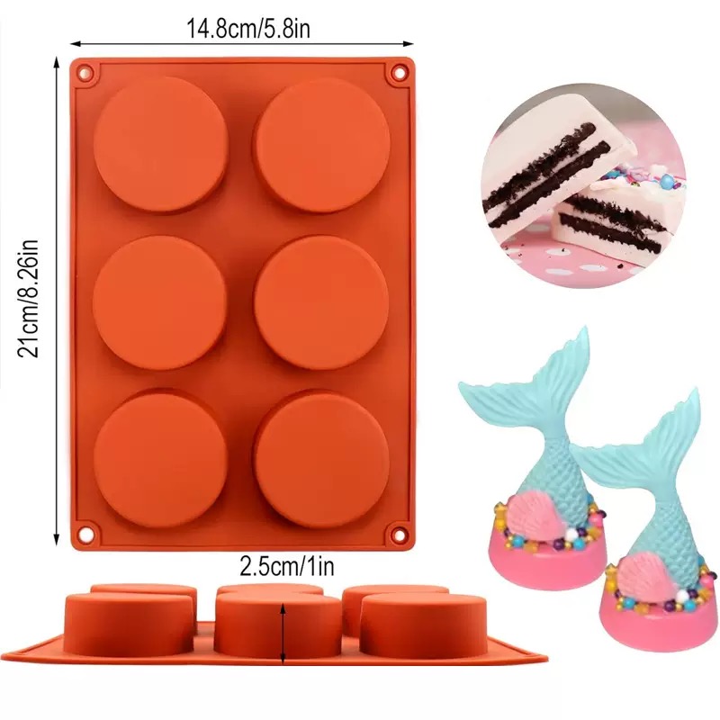 Round Silicone Soap Mold DIY H - Candle Making Supplies For Beginners ulasan dan harga